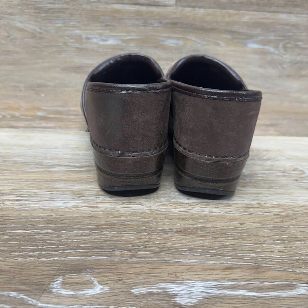 Dansko Patchwork Professional Brown Leather Clog … - image 3